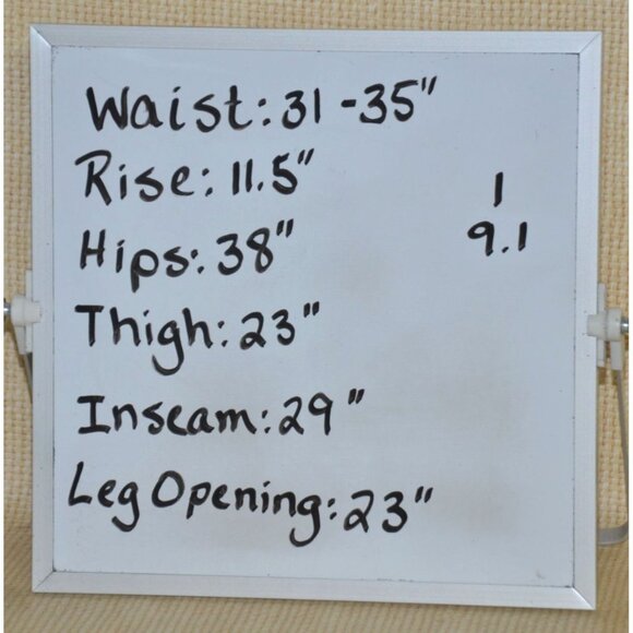 Mica Ladies Light Wash Wide Leg Jeans Size 29 High Rise Stretch Casual Pockets - Picture 11 of 11